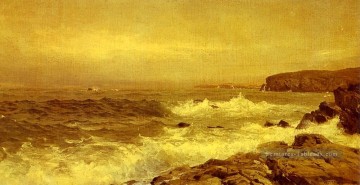  Trost Galerie - Côte rocheuse de la mer William Trost Richards paysage